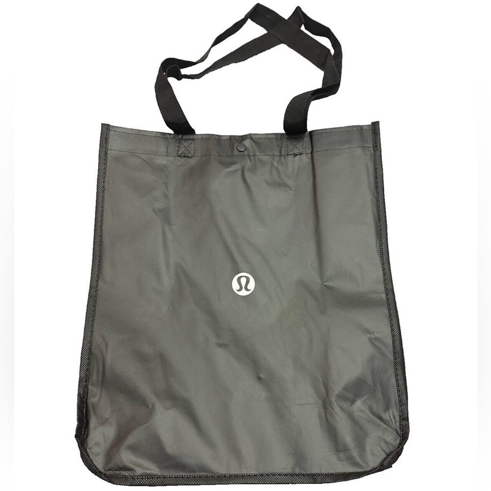 Lululemon 100% Recycled Polypropylene Snap Closure Reuseable Shopper Tote Bag A8
